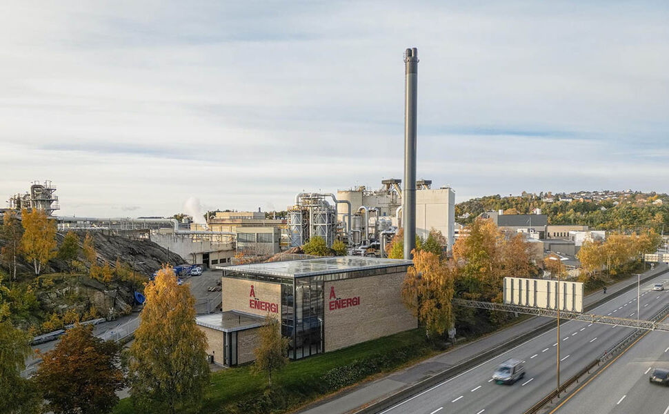 Vesterveien fjernvarmesentral i Kristiansand. Foto: Å Energi