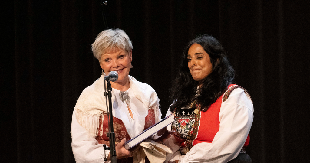 Hilde Reitan og Lubna Jaffery foto Brødreskrift