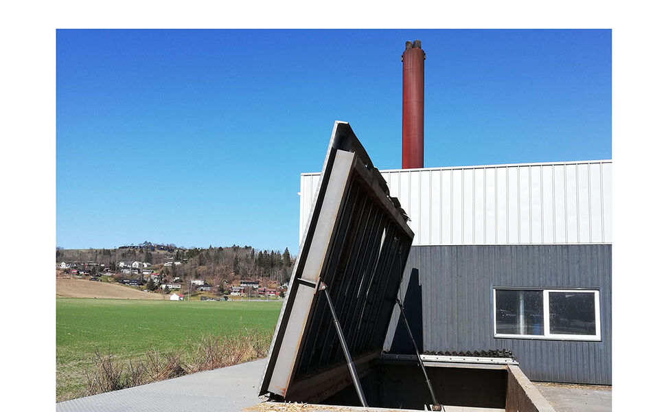 Bioenergianlegget på Venna i Inderøy kommune. Foto: Solli Bioenergi