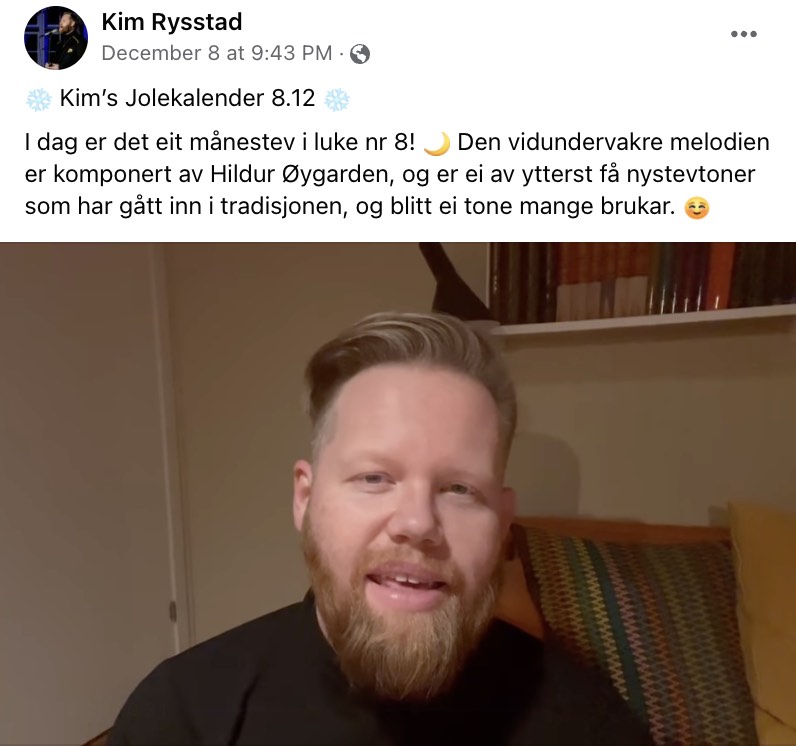 Jolekalendrar for folkemusikk-interesserte