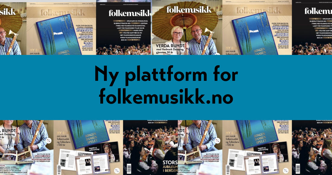 Ny plattform for folkemusikk.no
