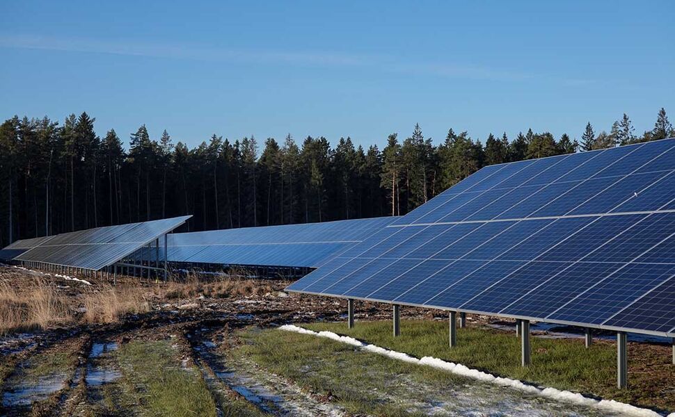 Offisiell åpning av Henja solpark vil skje nærmere sommeren. Foto: Sunna Group