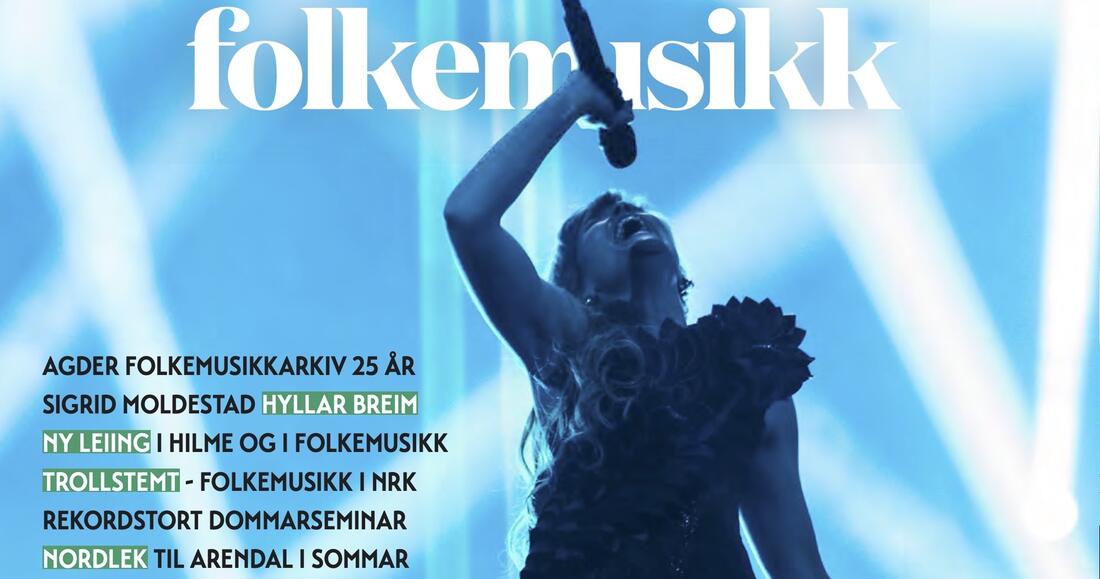 Detalj av omslaget til Folkemusikk nr. 1/24