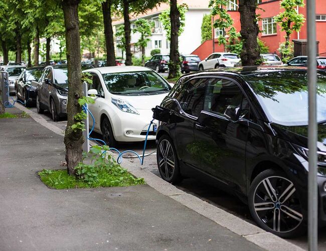 Gateparkering. Foto: Colourbox