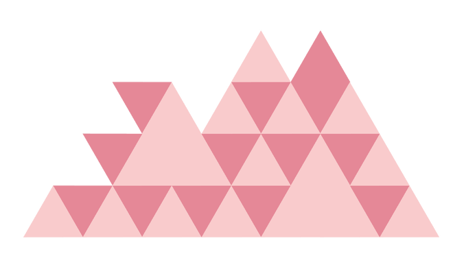 Rosa trekanter