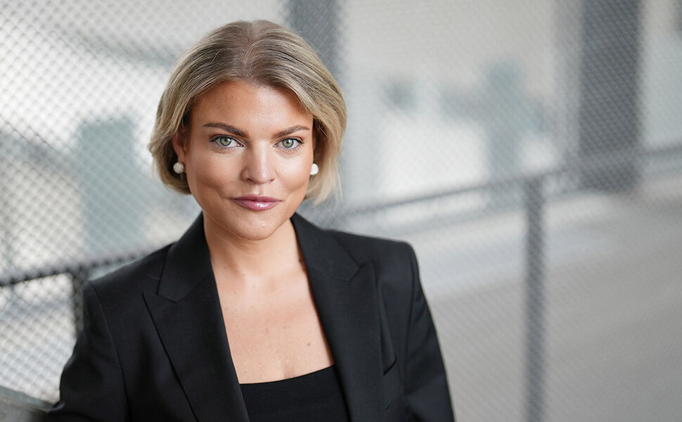 Emma Wallin, Business Development Manager for e-mobility i Schneider Electric. Foto: Schneider Electric