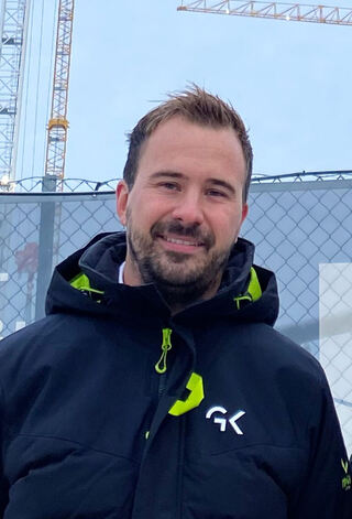 Håvard Pallin Grønning, prosjektutvikler hos GK. Foto: GK