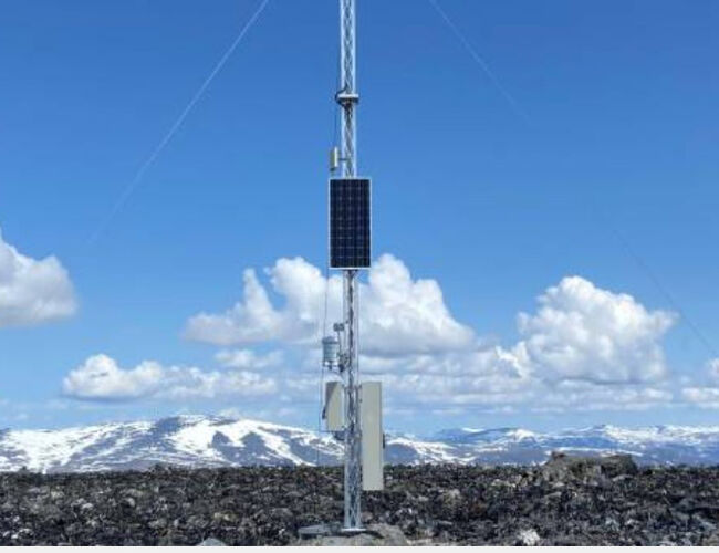 Den høyeste globalstråling i Norge finner du på Juvasshøe, 1894 meter over havet, med omtrent 1100 kWh/m² per år. Men også Ytre Oslofjord har gode målinger med opp til rundt 1000 kWh/m² per år. Foto: MET