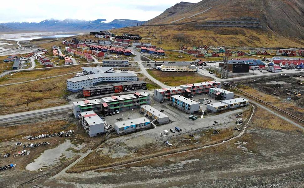 Elvegrenda i Longyearbyen skal være pilotbygg i prosjektet. Foto: Dag Ivar Brekke/LPO Arkitekter