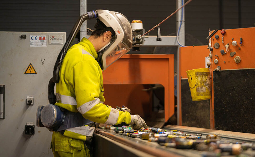 Selskapet Batteriretur samler inn og gjenvinner brukte batterier over hele Norge, og er et eksempel på et sirkulærøkonomiprosjekt. Foto: Maverix Media/Innovasjon Norge