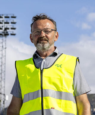 Prosjektleder i GK Morten Marthinsen. Foto: GK