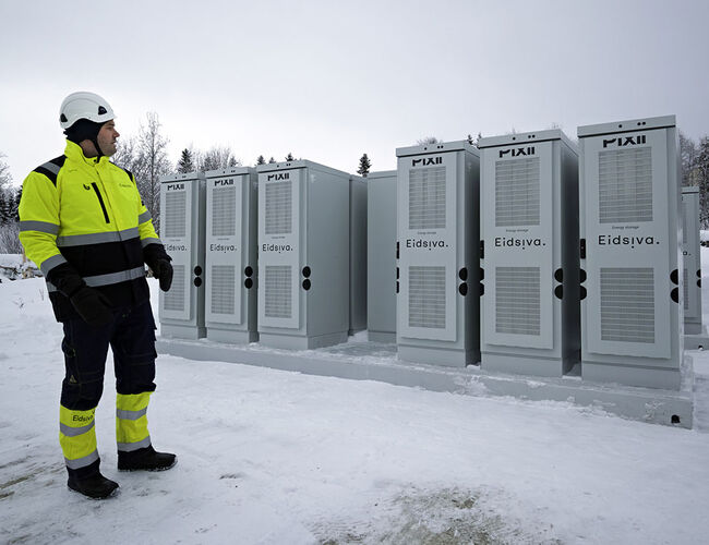 Peak Shaper har vist at batterier i strømnettet kan være et alternativ til nettutbygging. Foto: Eidsiva