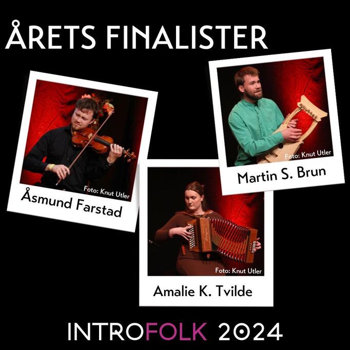 Åsmund Farstad, Amalie Kinsarvik Tvilde og Martin S. Brun er klare for finalen under årets Folkelarm. Foto: Knut Utler.