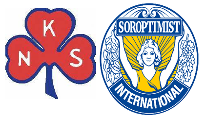 Logoene til sanitetsforeningen og sorotimistene