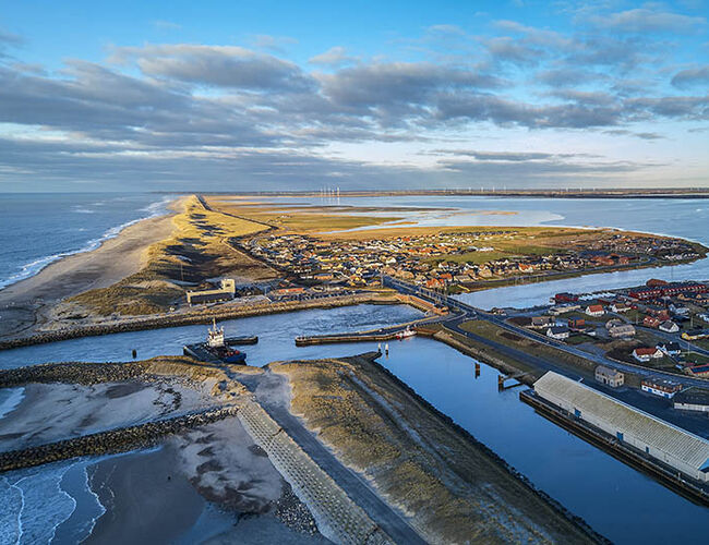 Thor Havvindpark er navngitt etter Thorsminde, som er nærmeste landkjenning. Foto: Ole Mortensen/RWE