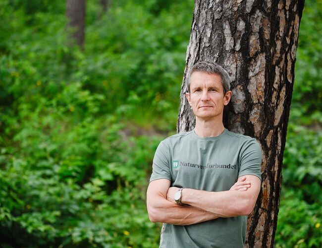 Naturvernforbundets leder Truls Gulowsen. Foto: Fartein Rudjord/ Naturvernforbundet