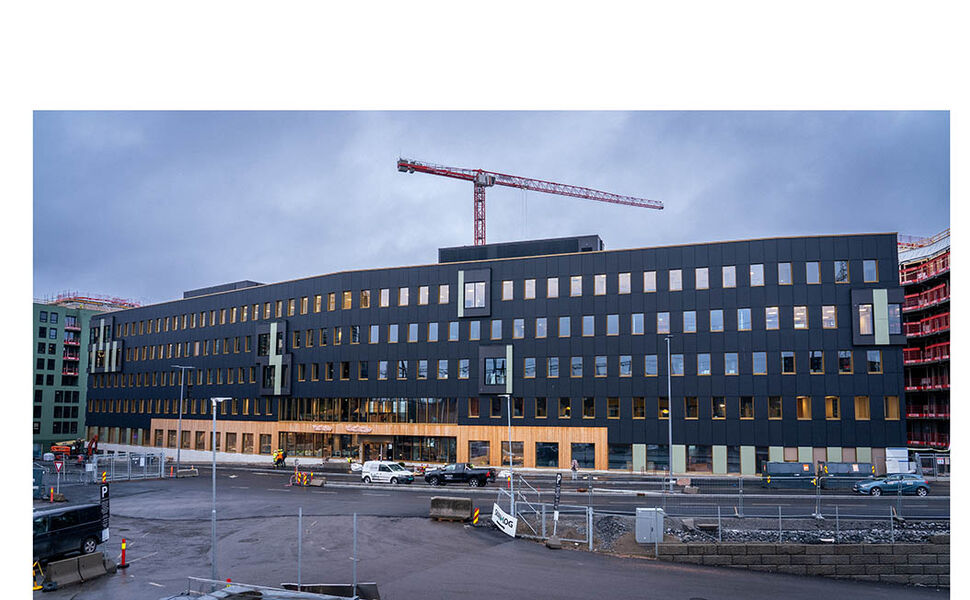 Standardveien 28 på Ulven, Veidekkes nye hovedkontor. Foto: OBOS