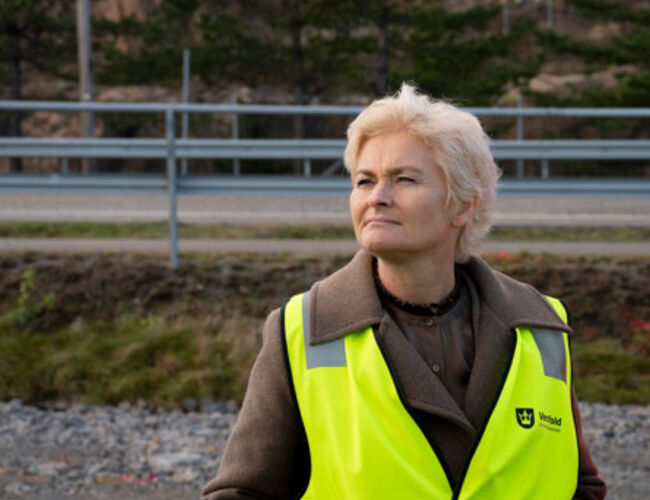 Fylkesordfører Anne Strømøy i Vestfold Fylkeskommune. Foto: Rolf Marthinsen