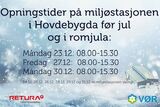 Opningstider jula 24