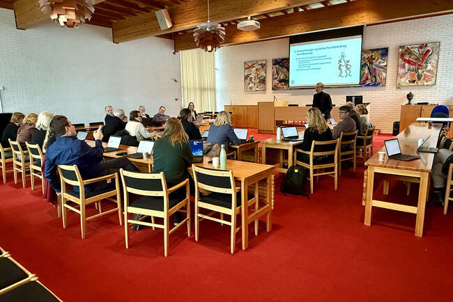 Fra et møte med lederne i arbeidsgrupper