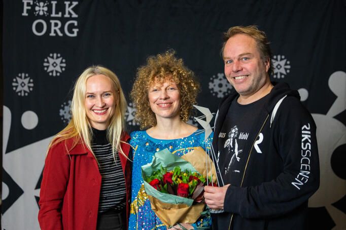 Ane Carmen Roggen har sammen med Tuva Syvertsen og Asgaut Bakken store planer for Riksscenen også denne våren. Foto: Anders Lillebo