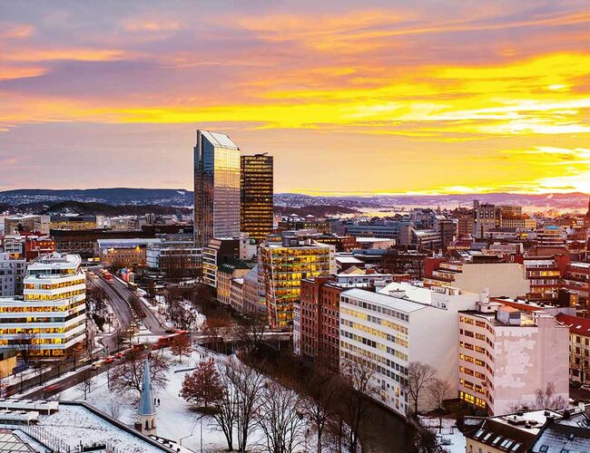 Oslo februar 2025. Illustrasjonsfoto: Shutterstock