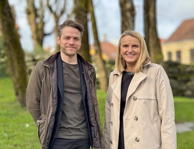 Esben Tonning Otterlei, Lyse og Anne Kristin Bruns, Rogaland fylkeskommune ved Øksnevad vgs. Foto: Lyse