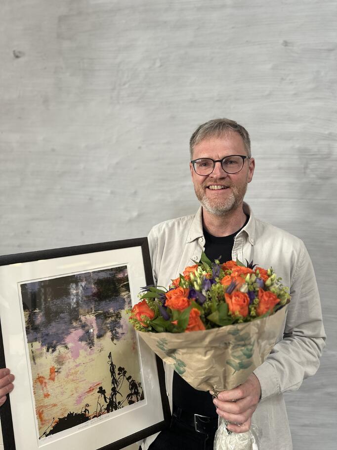 Sturla Eide er den andre mottakaren av FolkOrgs eldsjelpris. Foto: Liv Annette Nygjerdet.