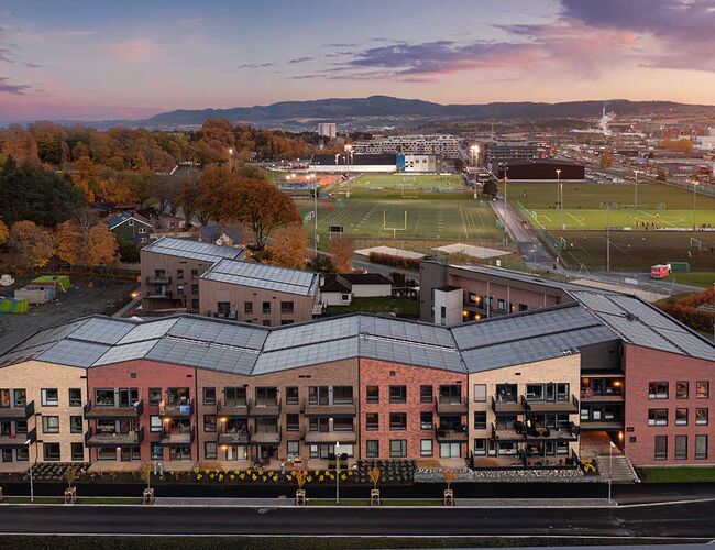 Powerhouse-prosjektet på Lade i Trondheim har fått mye oppmerksomhet som et ledende eksempel på bærekraftig bygging. Foto: Grønn Byggallianse