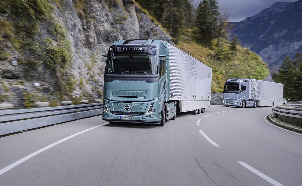Aerodynamiske førerhus er utviklet for å redusere luftmotstand og forbedre drivstoffeffektivitet, og er en viktig del av moderne lastebilteknologi. Foto: Volvo Trucks