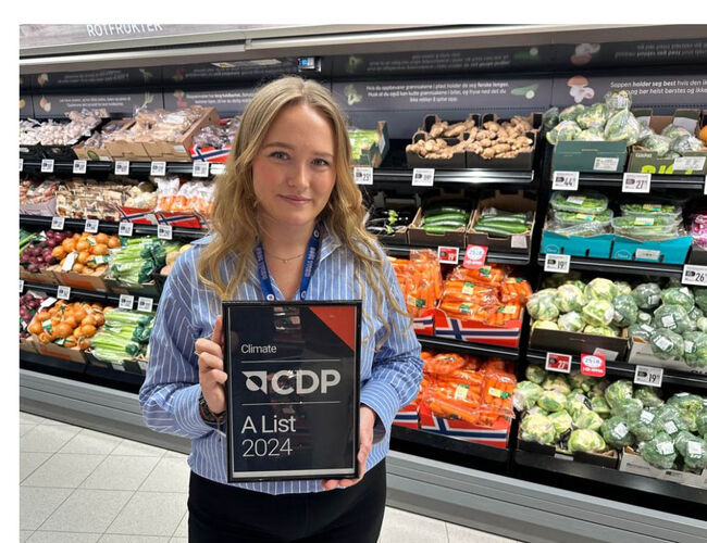 Emilie Våge, leder for samfunnsansvar og bærekraft i REMA 1000. Foto: REMA 1000