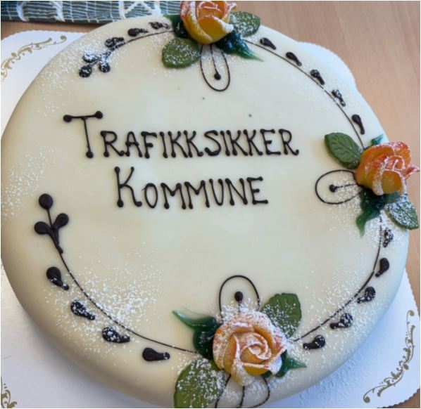 Marsipankake Trafikksikker kommune