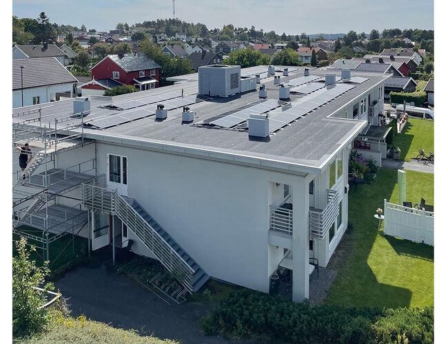 Frøytunet  borettslag i Larvik. Foto: LABO
