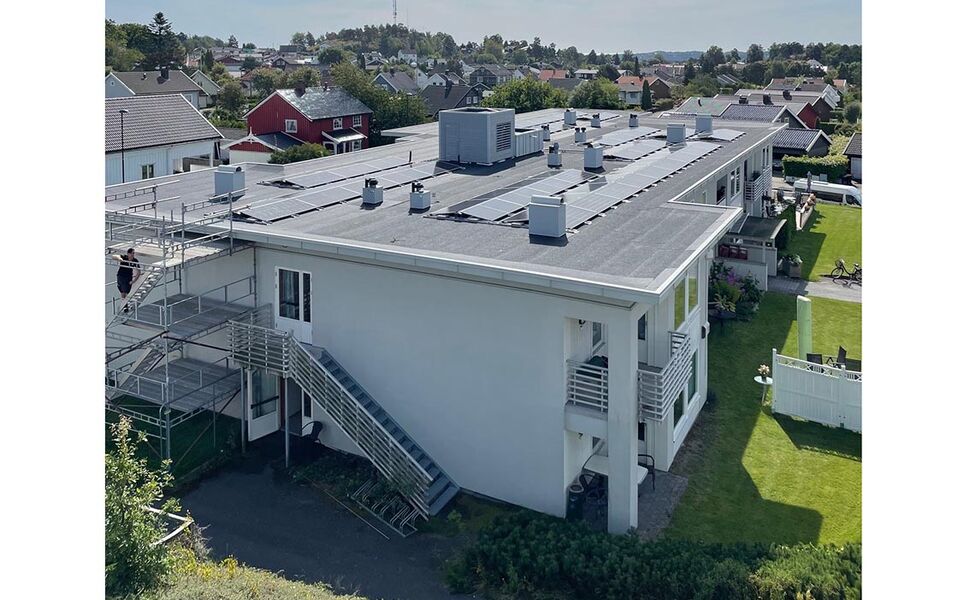 Frøytunet  borettslag i Larvik. Foto: LABO