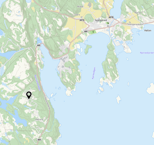 Kartpunkt Høyland-Solås