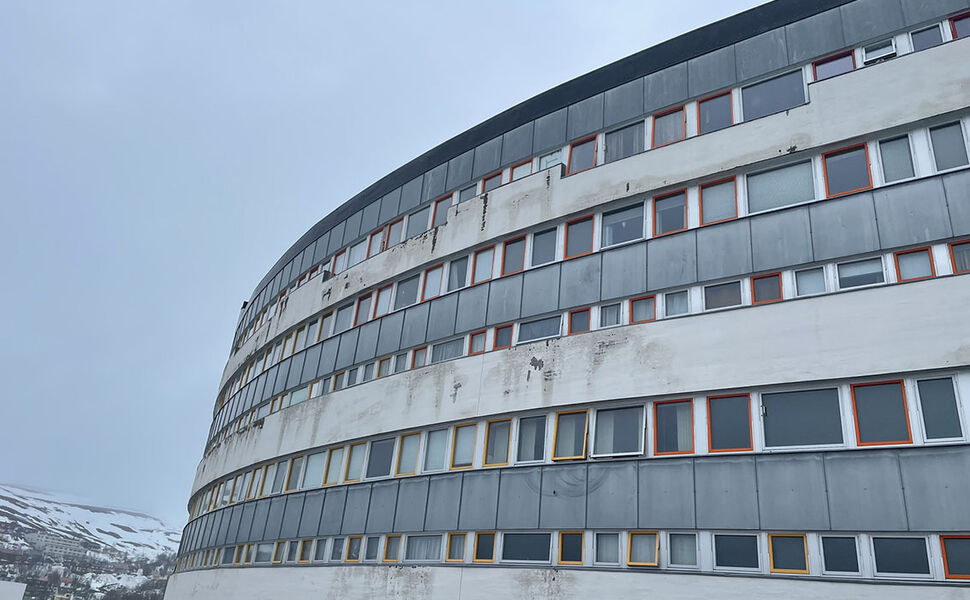 Hesteskoblokka i Hammerfest. Foto: Bonord