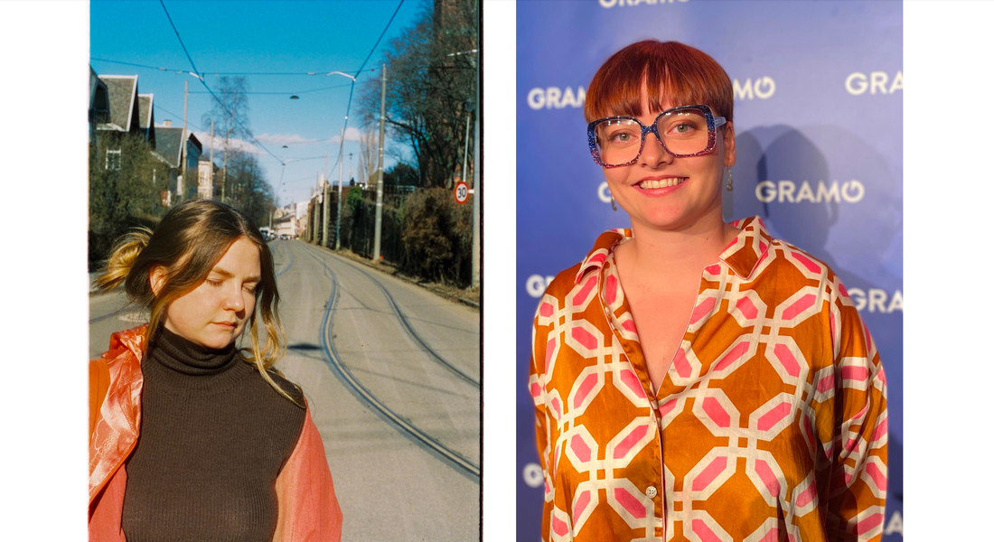 Levina Storåkern og Eir Vatn Strøm som begge spelar i Ævestaden har sleppt kvar si soloplate med ei vekes mellomrom. Foto: Eirik Havenes/Liv Annette Nygjerdet