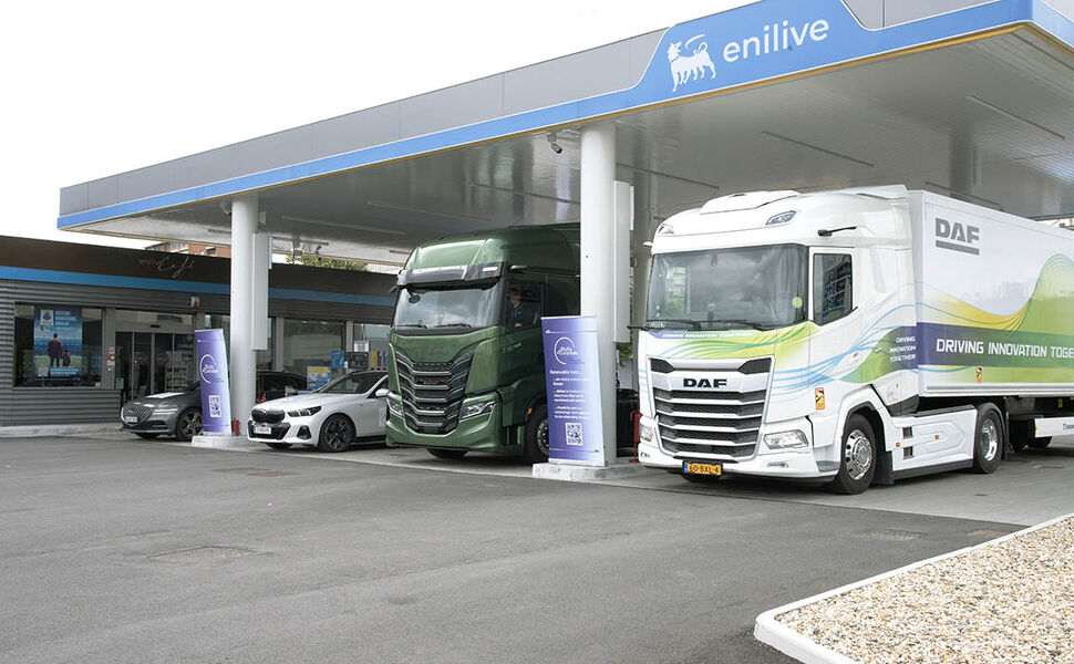 Akkurat nå deltar IVECO i Tour d’Europe – en europeisk kampanje med over 30 deltakere som har til formål å fremme fornybart drivstoff i overgangen til klimanøytralitet innen 2050. Foto: IVECO