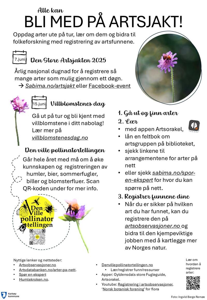 BLI MED PÅ ARTSJAKT!