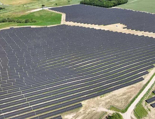 Ingerslev Å solcelleanlegg. Foto: BeGreen