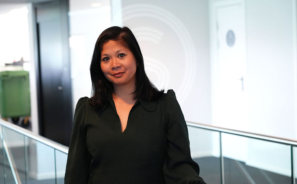 Jennifer Lamson er ny Leder Bærekraft i SiO og tiltrådde stillingen 1.juni. Foto: Thorstein Diesen