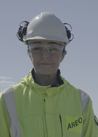 Konserndirektør for fornybar energi i Aneo, Kari Skeidsvoll Moe. Foto: Aneo