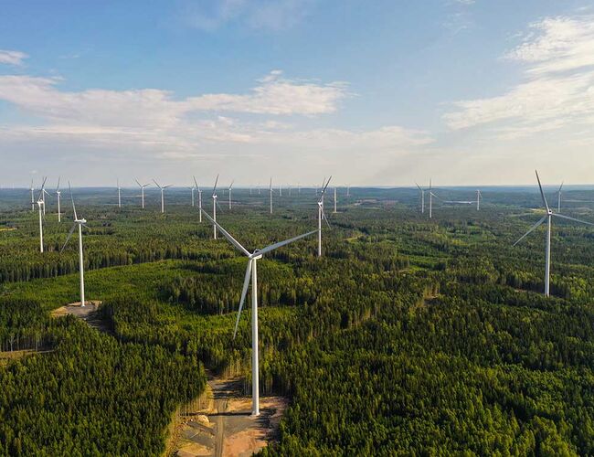 Bäckhammar vindpark. Foto: KGAL/Daniel Larsson
