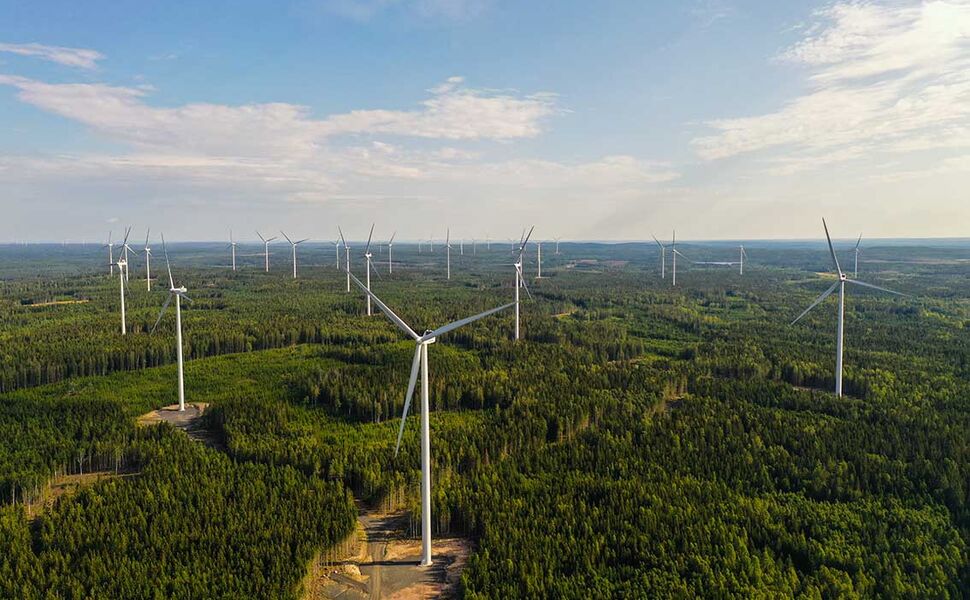 Bäckhammar vindpark. Foto: KGAL/Daniel Larsson