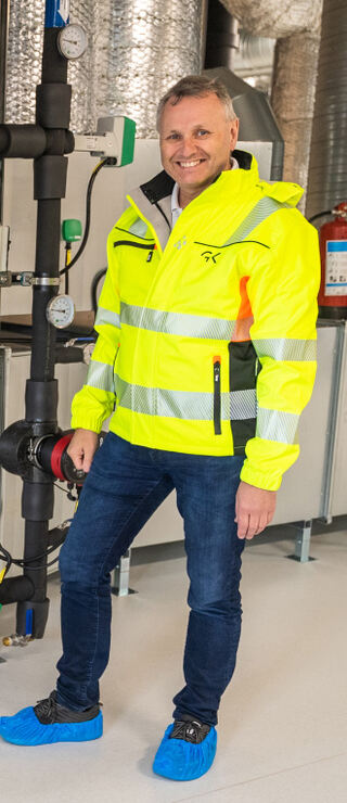 Anders Storødegård er GKs prosjektleder for ventilasjon på Skjåkhallen. Foto: GK