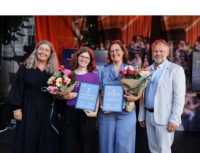 Fra venstre: Heidi Lie, Liv Beate Eidem, Lillian Hall og Frank Jaegtnes. Foto: EFO