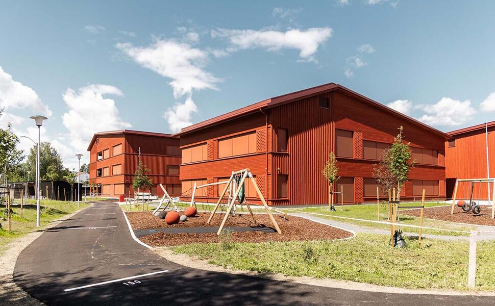 Hokksund barneskole. Foto: Splitkon