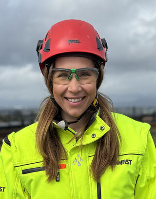 Siv Tallang-Vold, miljøsjef i Betonmast AS. Foto: Neda Beyzavi