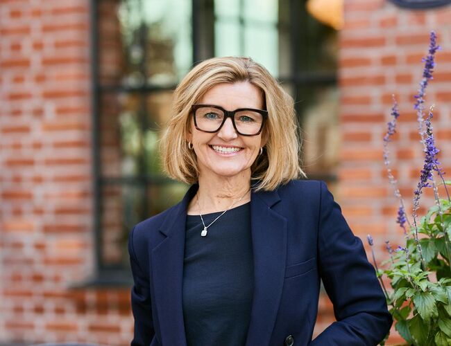 Anne-Cathrine de Lange rykker opp til ny direktørstilling i Aspelin Eiendom. Foto: Åsmund Holien Mo