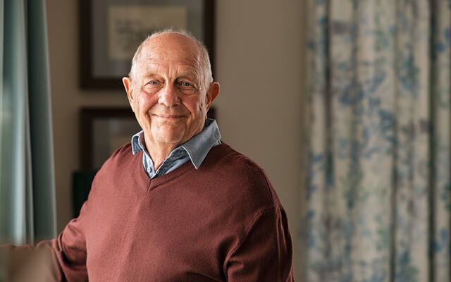 iStock photo of an old man smiling